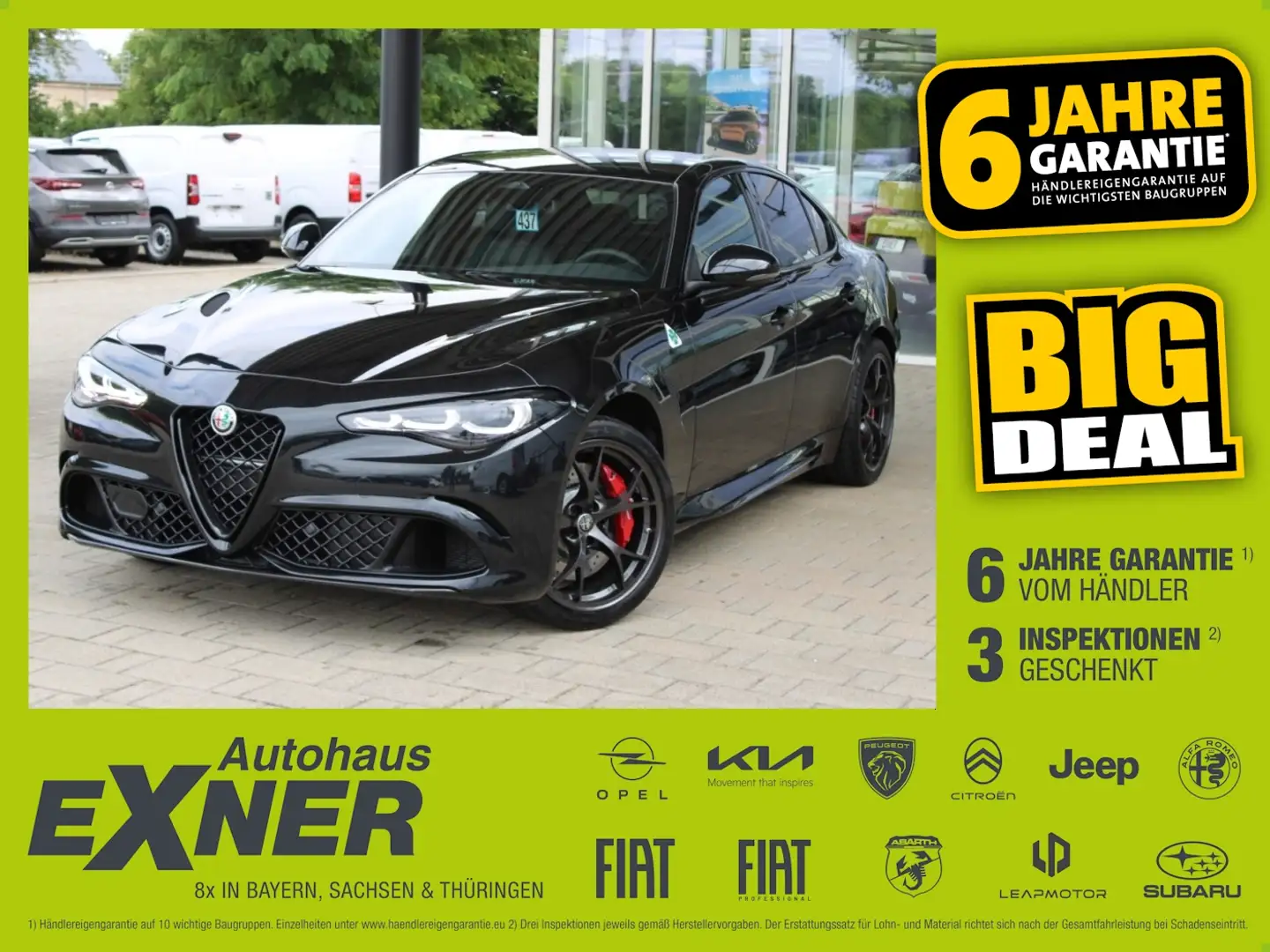 Alfa Romeo Giulia QUADRIFOGLIO Akrapovic, Leder, Matrix-LED Grau - 1