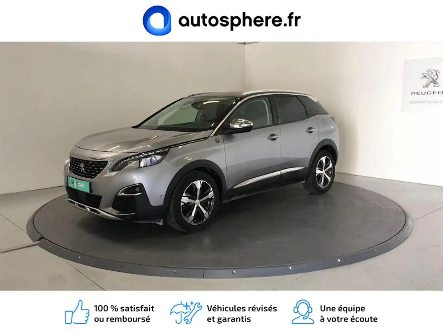 Peugeot 3008 1.2 PureTech 130ch €6.c Crossway S&S EAT8 Grau - 1