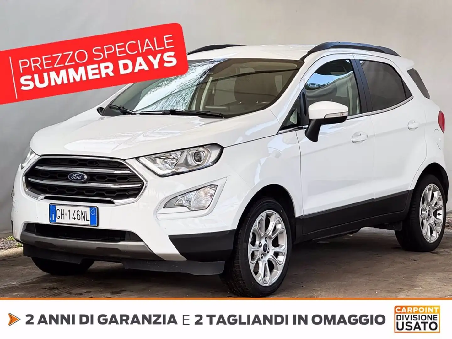 Ford EcoSport 1.0 ecoboost titanium s&s 125cv my20.25 Bílá - 1