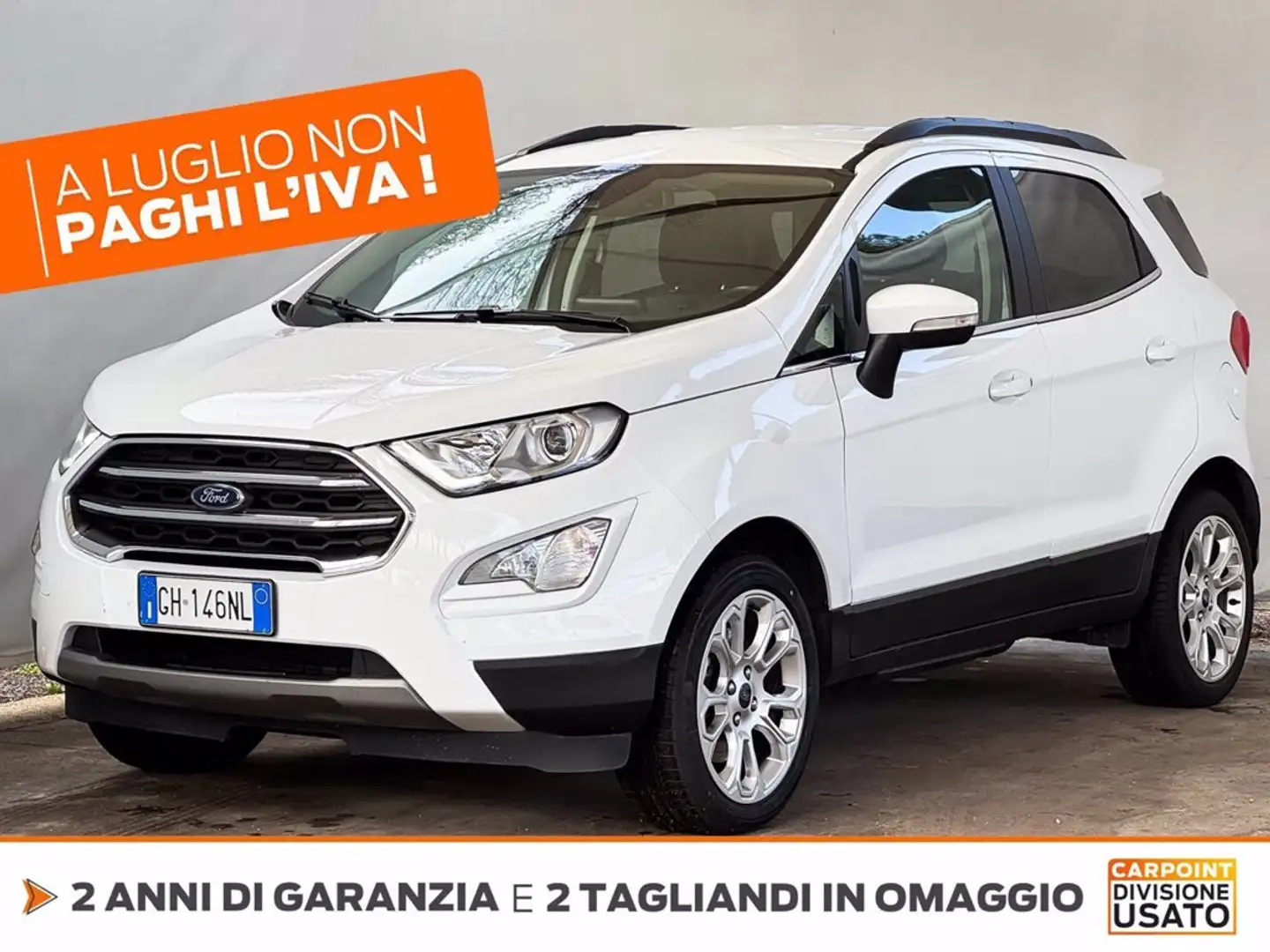 Ford EcoSport 1.0 ecoboost titanium s&s 125cv my20.25 Bianco - 1