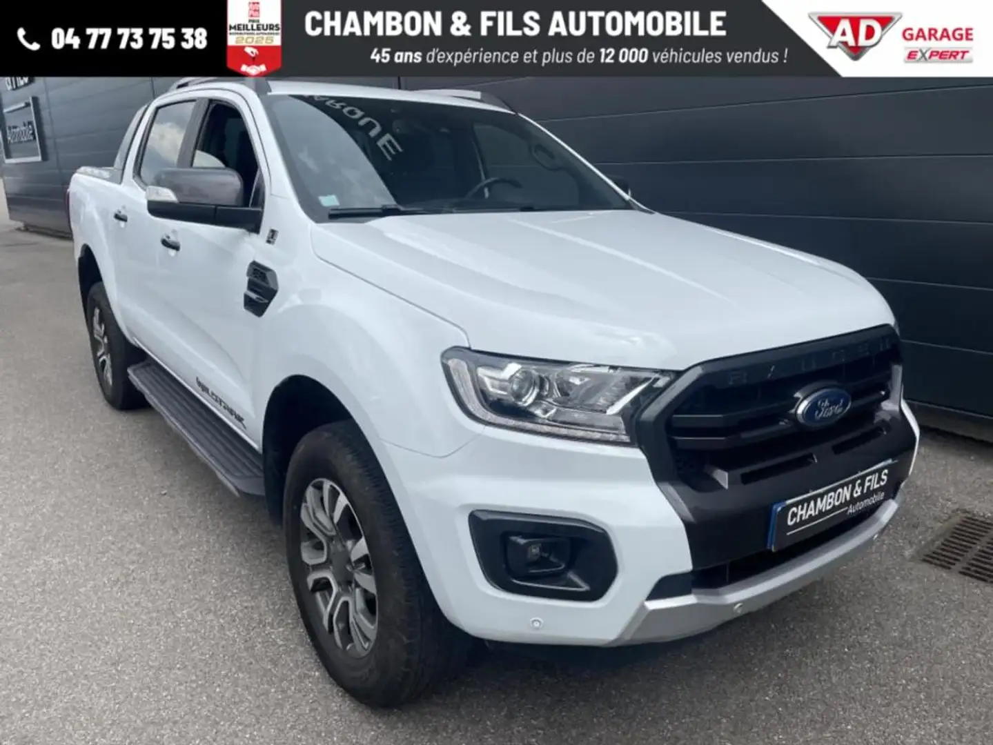 Ford Ranger DOUBLE CABINE 2.0 ECOBLUE 213 BV10 WILDTRAK + atte Wit - 1
