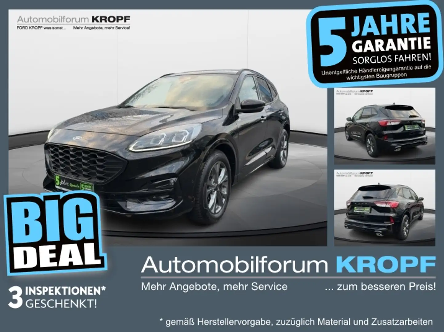 Ford Kuga ST-Line X AHK schw. LED ACC GJR Schwarz - 1
