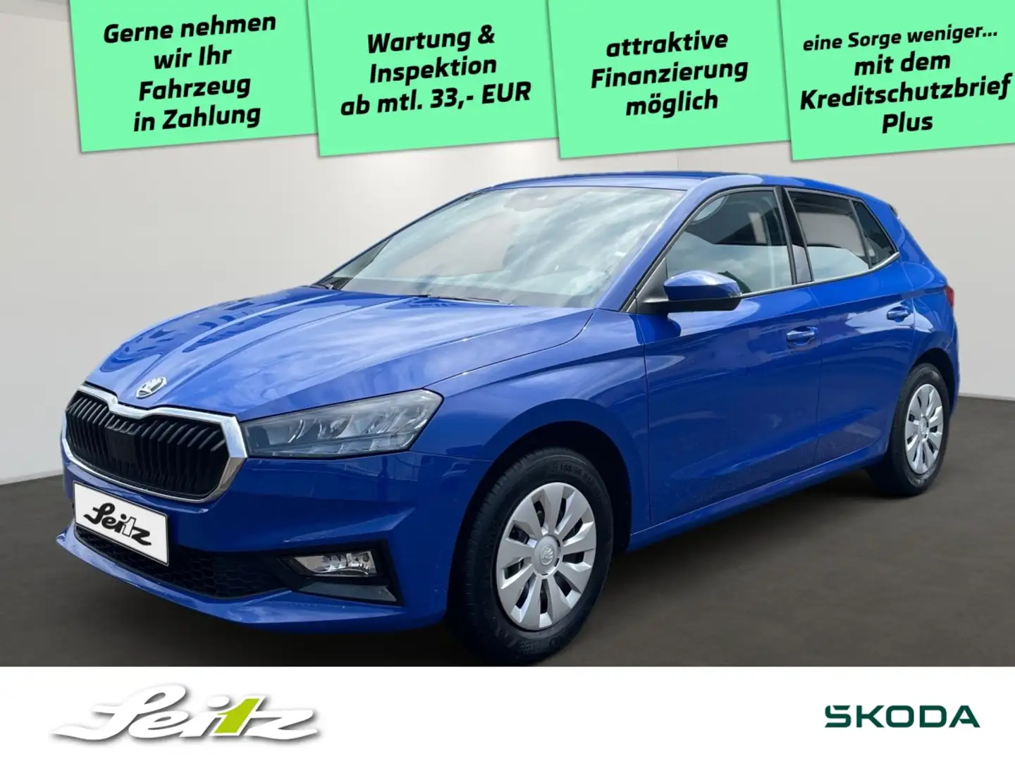 Skoda Fabia 1.0 MPI Selection *APPCON*PDC*WINTERPAKET* Blau - 1