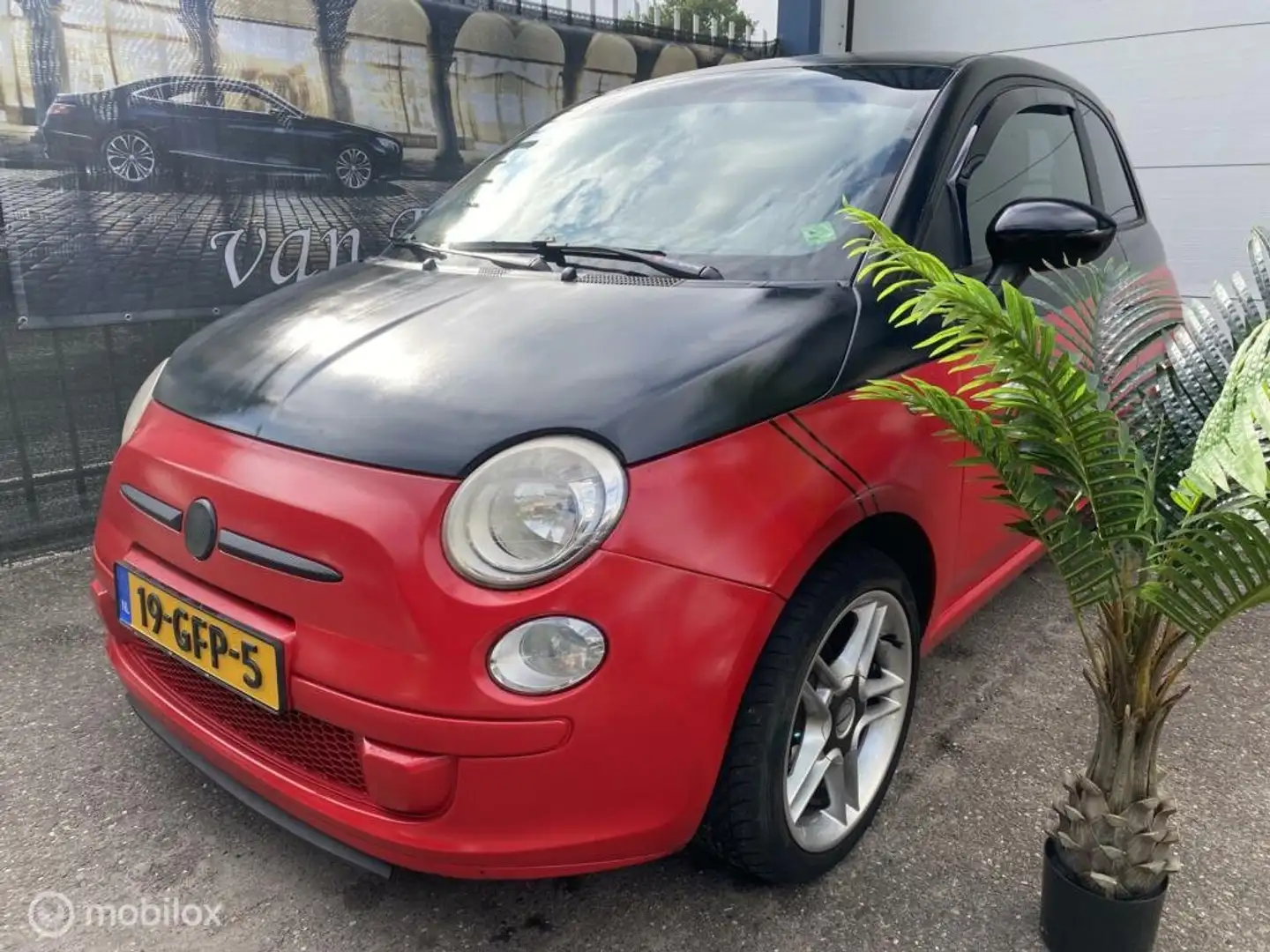 Fiat 500 1.2 Pop 173.DKM AIRCO Rojo - 1