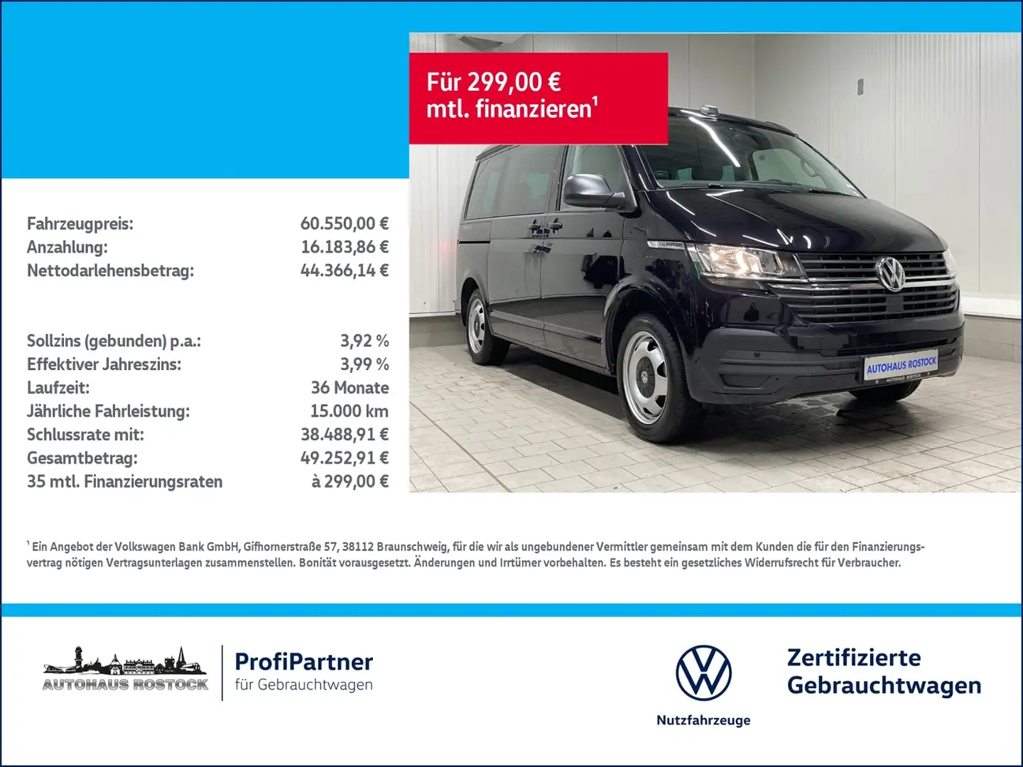 Volkswagen T6.1 California Beach Tour 2.0 TDI DSG NAV ACC Schwarz - 1