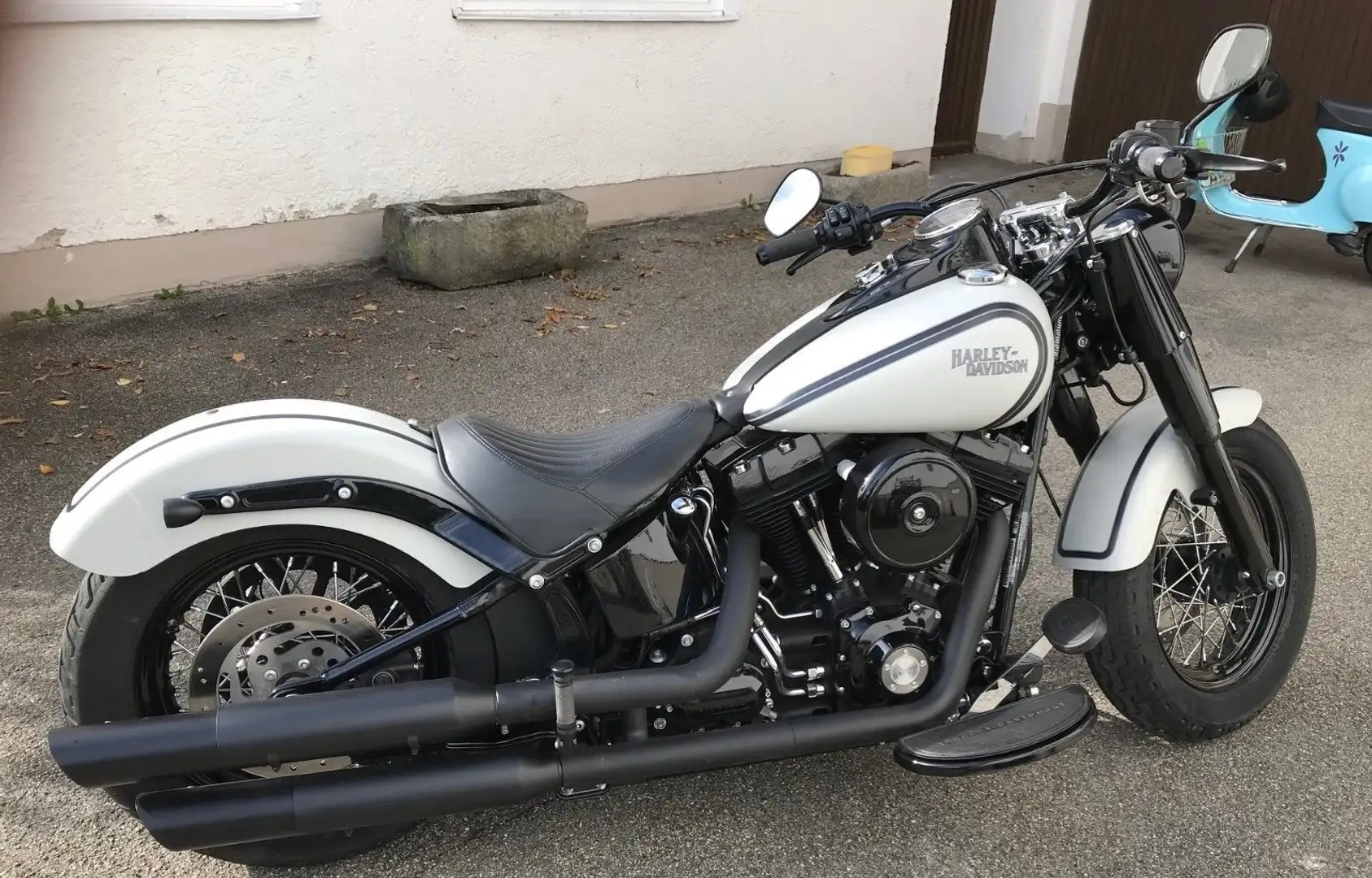 Harley-Davidson Softail Slim Fehér - 1