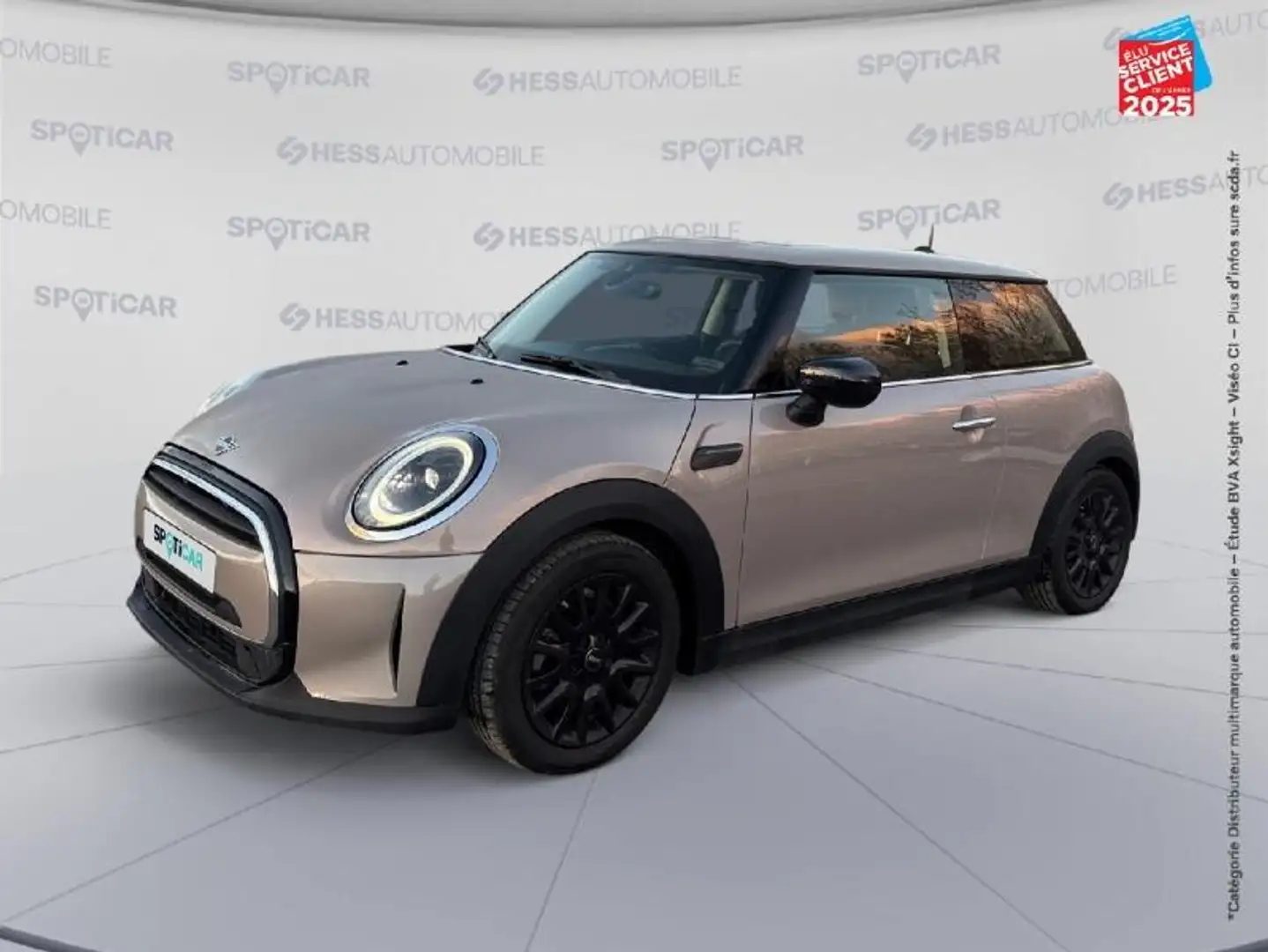 MINI One One 102ch Edition Camden Tpano Sieges chauf Gris - 1