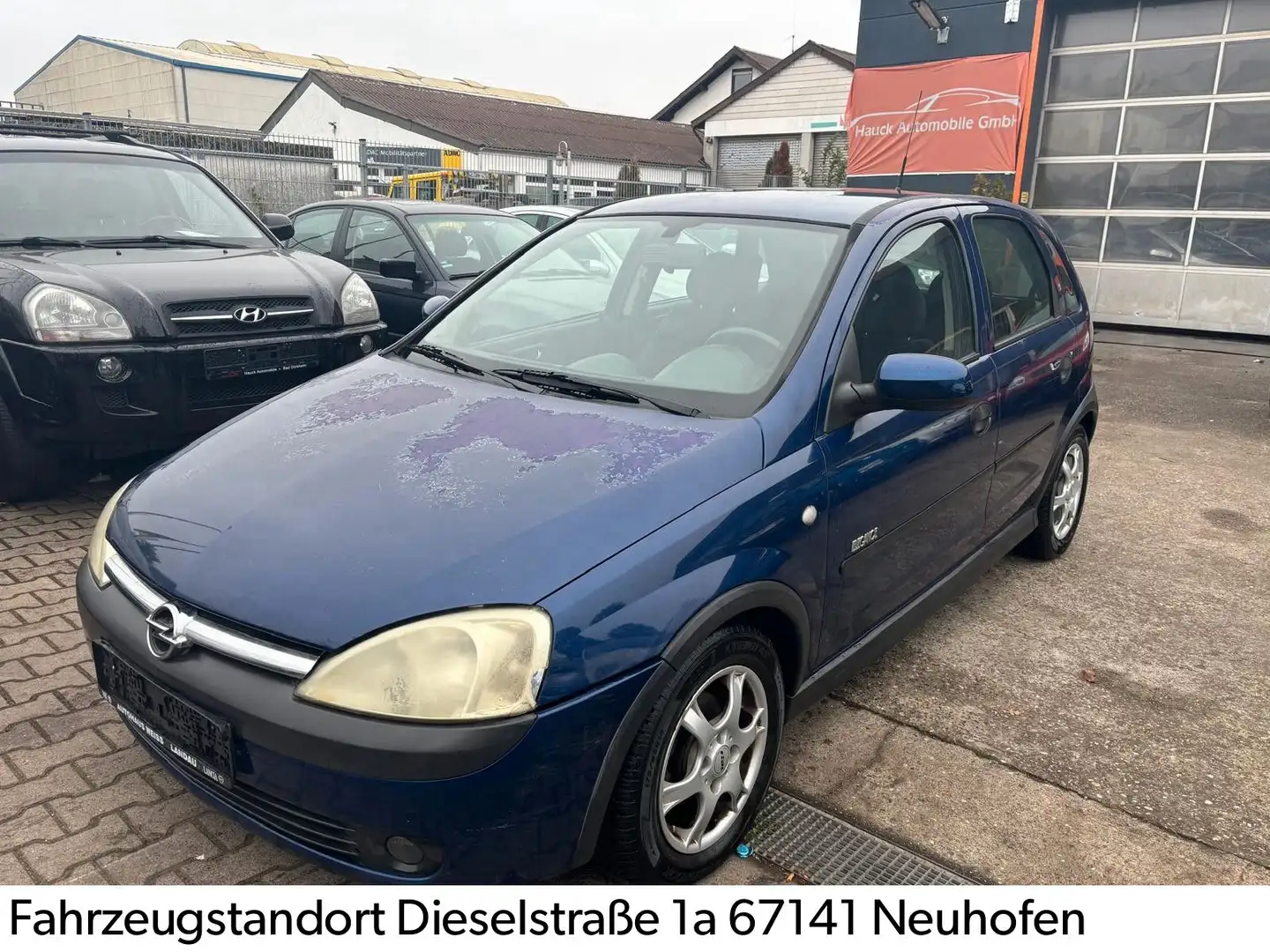 Opel Corsa C /Klima/MFL/Allwetter/Alu Blau - 1