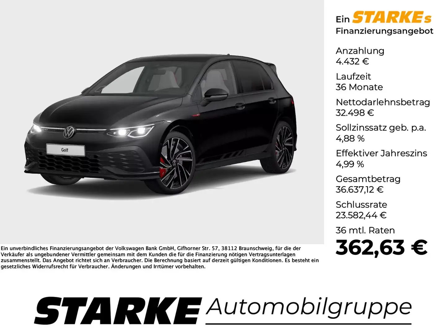Volkswagen Golf GTI Clubsport 2.0 TSI DSG Black Style Schwarz - 1