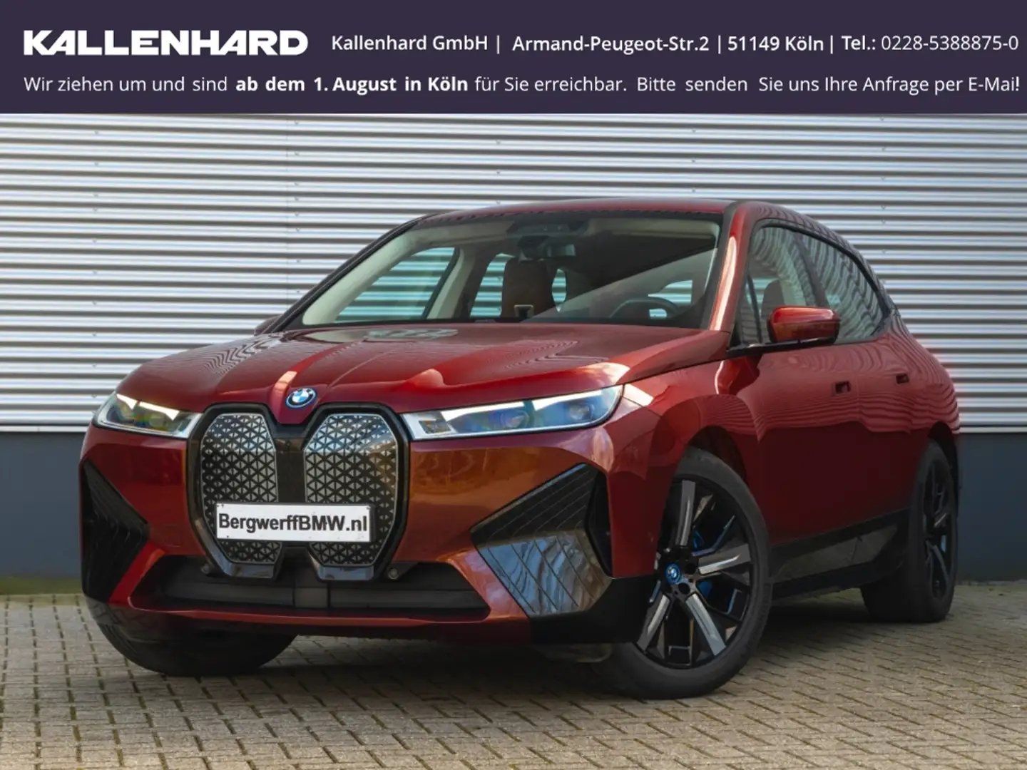 BMW iX 50 xDrive-Sportpacket-Luftfederung-Driving Ass Pro Rosso - 1