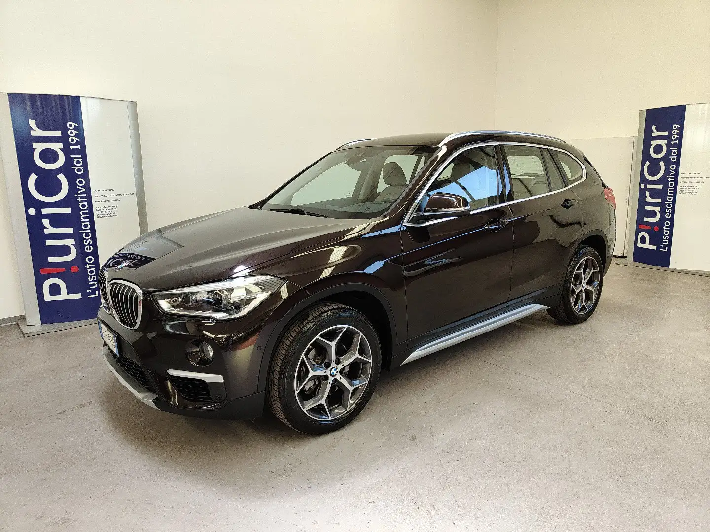 BMW X1 sDrive18i 140cv xLine auto Pelle Navi Fari LED 18” Braun - 1