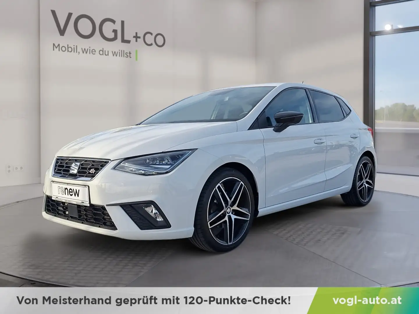 SEAT Ibiza 1,0 ECO TSI FR DSG Blanc - 1
