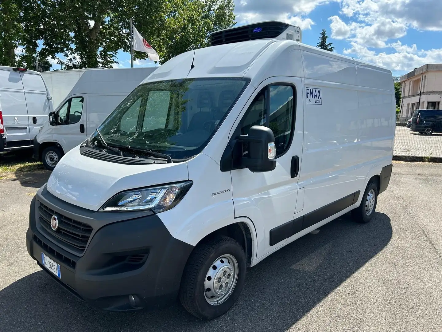 Fiat Ducato mh2 2.3 mjt 130cv furgone GRUPPO FRIGO strada+rete Blanc - 1
