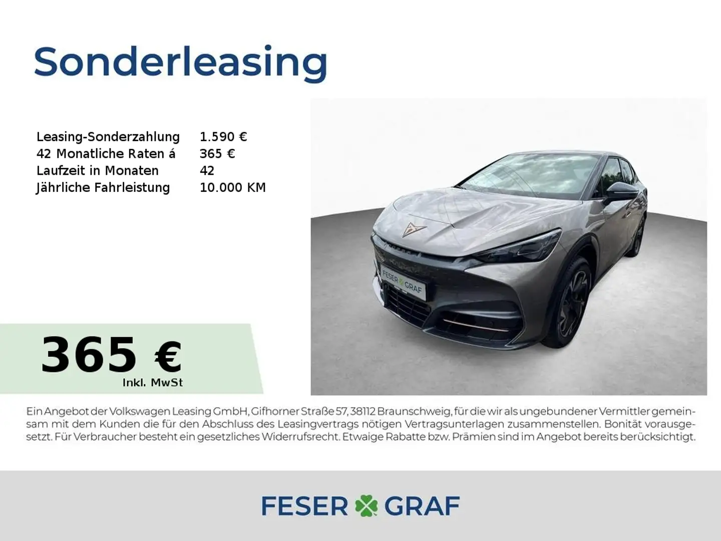 CUPRA Tavascan Endurance 210KW (286PS) 77KWH, GJR, WÄRMEPUMPE, SH Beige - 1
