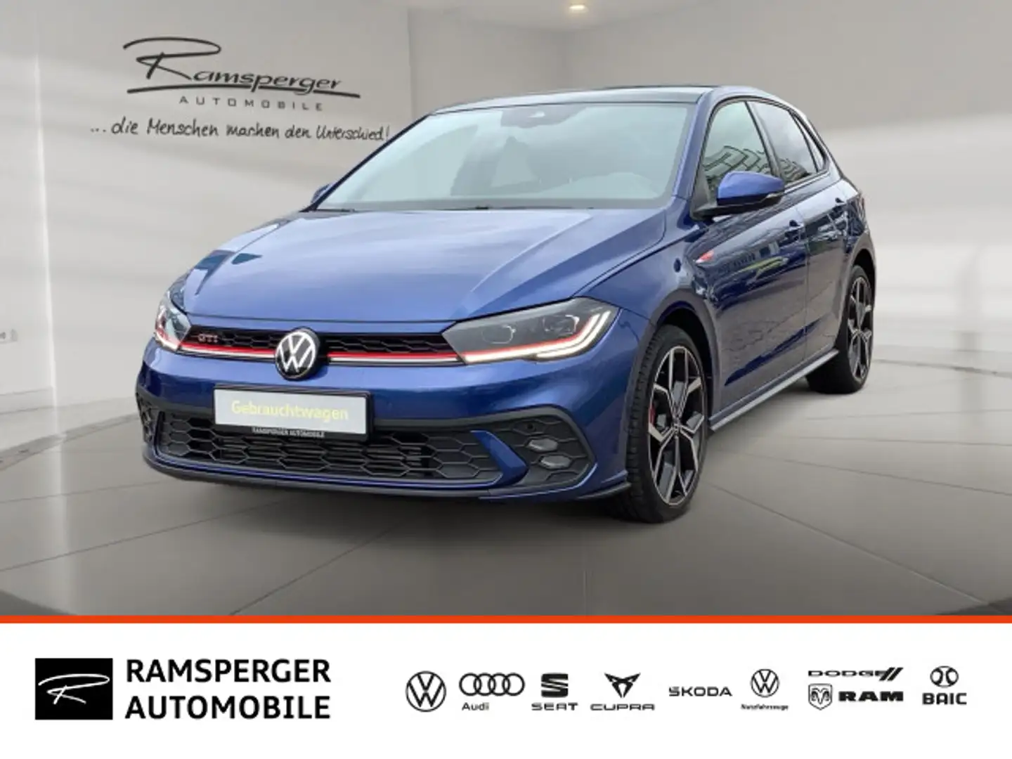 Volkswagen Polo 2.0 TSI DSG GTI ACC Matrix Navi Pano Keyles Blau - 1