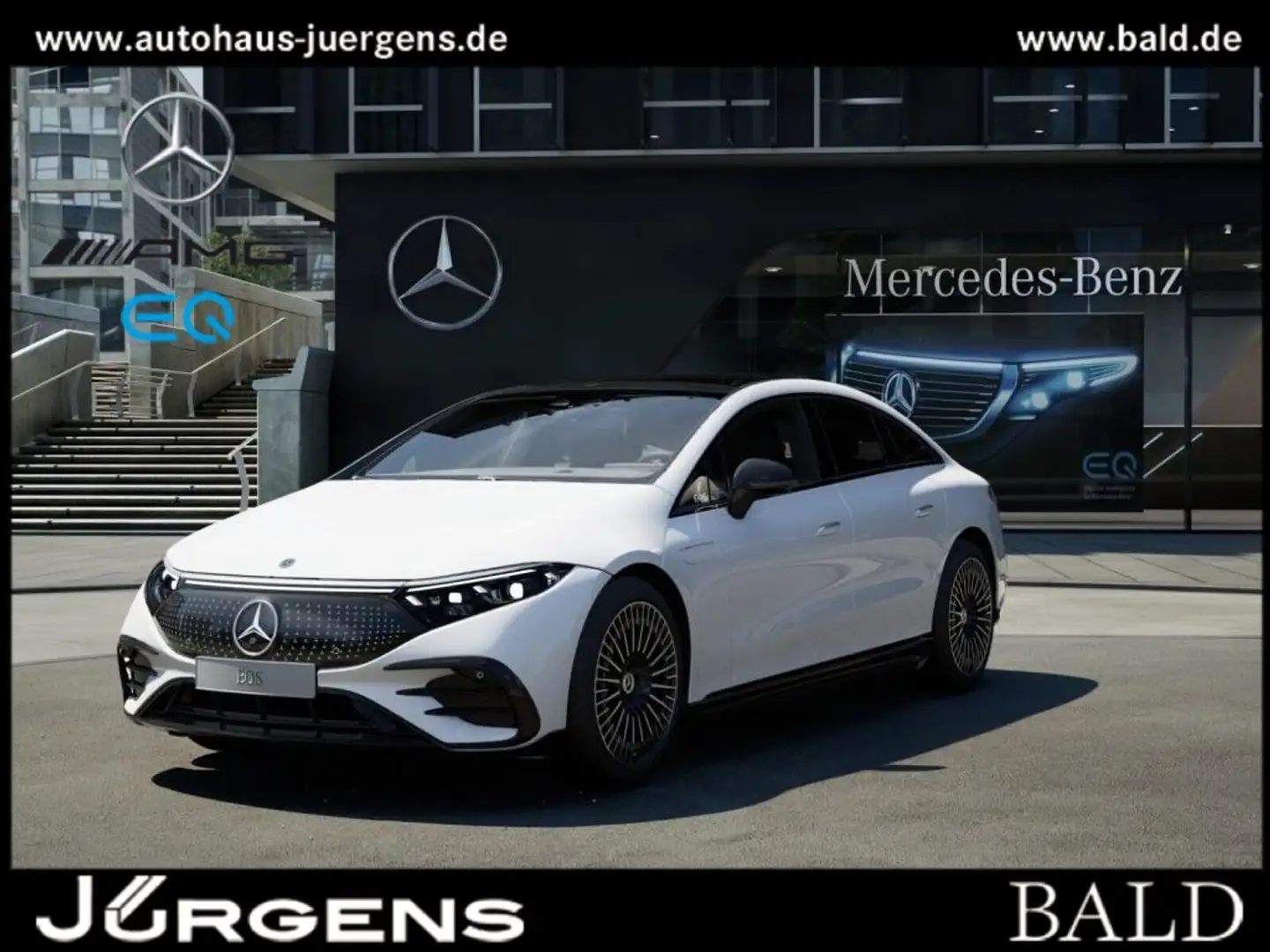 Mercedes-Benz EQS 450+ AMG/Digital/Pano/Burm3D/360/HUD/Night Weiß - 2
