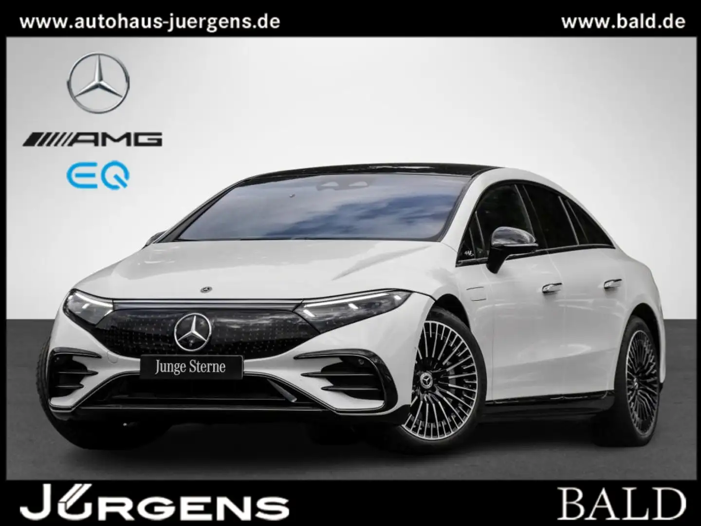 Mercedes-Benz EQS 450+ AMG/Digital/Pano/Burm3D/360/HUD/Night Blanc - 2