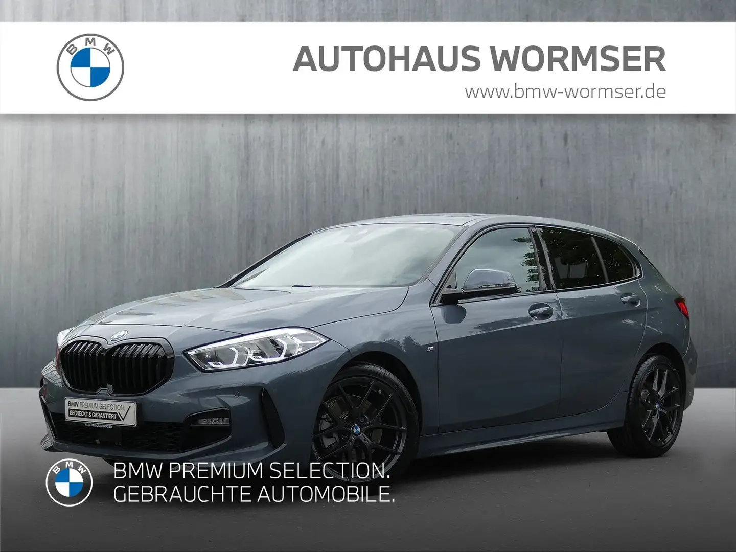 BMW 118 i Hatch M Sport HiFi DAB LED WLAN Pano.Dach Grau - 1