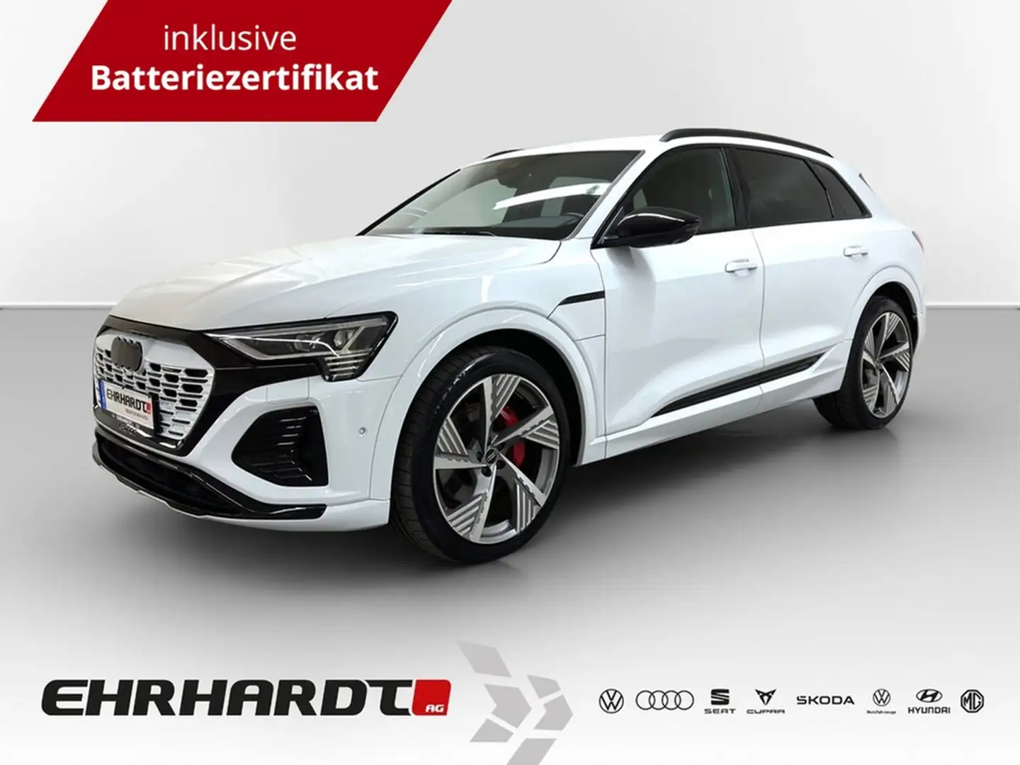 Audi Q8 S line 55 e-tron quattro AHK*NAVI*SHZ*MATRIX*PA... Weiß - 1