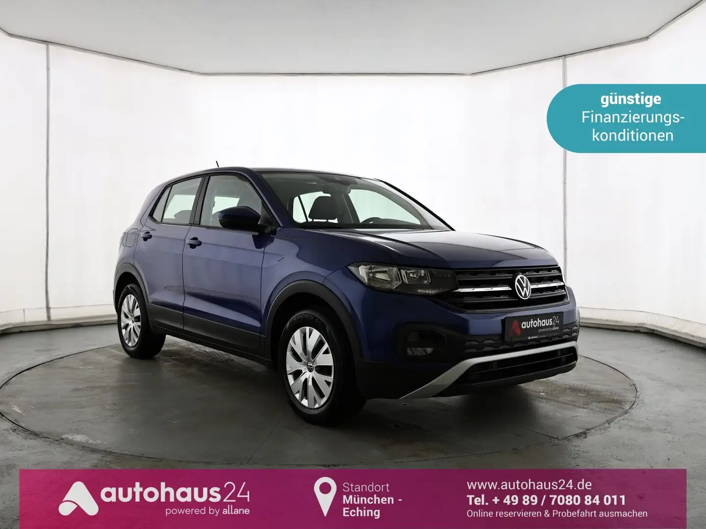Volkswagen T-Cross 1.0 TSI App|ParkPilot|Sitzheizung|USB Bleu - 1