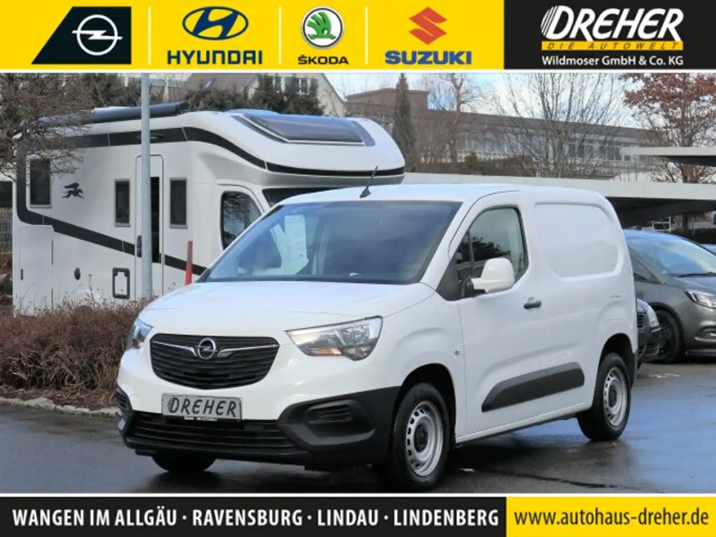 Opel Combo Combo Cargo 1.2 Turbo Edition Klima/Bluetooth Weiß - 1