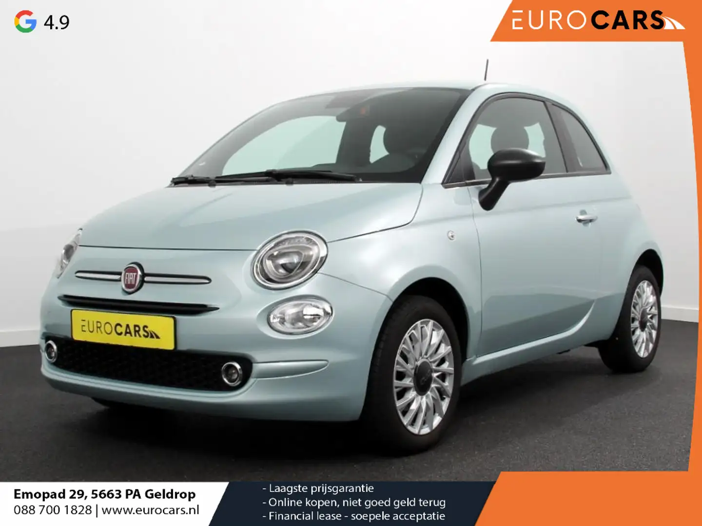 Fiat 500 1.0 Hybrid Bellavita Cruise control Elektrische ra Azul - 1