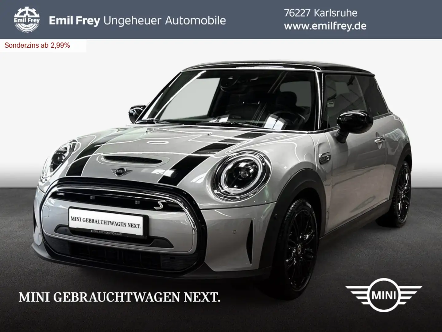 MINI Cooper SE Cooper SE MINI Yours Trim *HuD*SHZ*LED*HarmanKardo Silber - 1