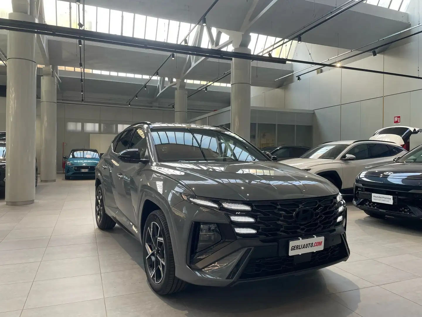 Hyundai TUCSON 1.6 hev NLine 2wd auto / km zero / PREZZO REALE Grigio - 1