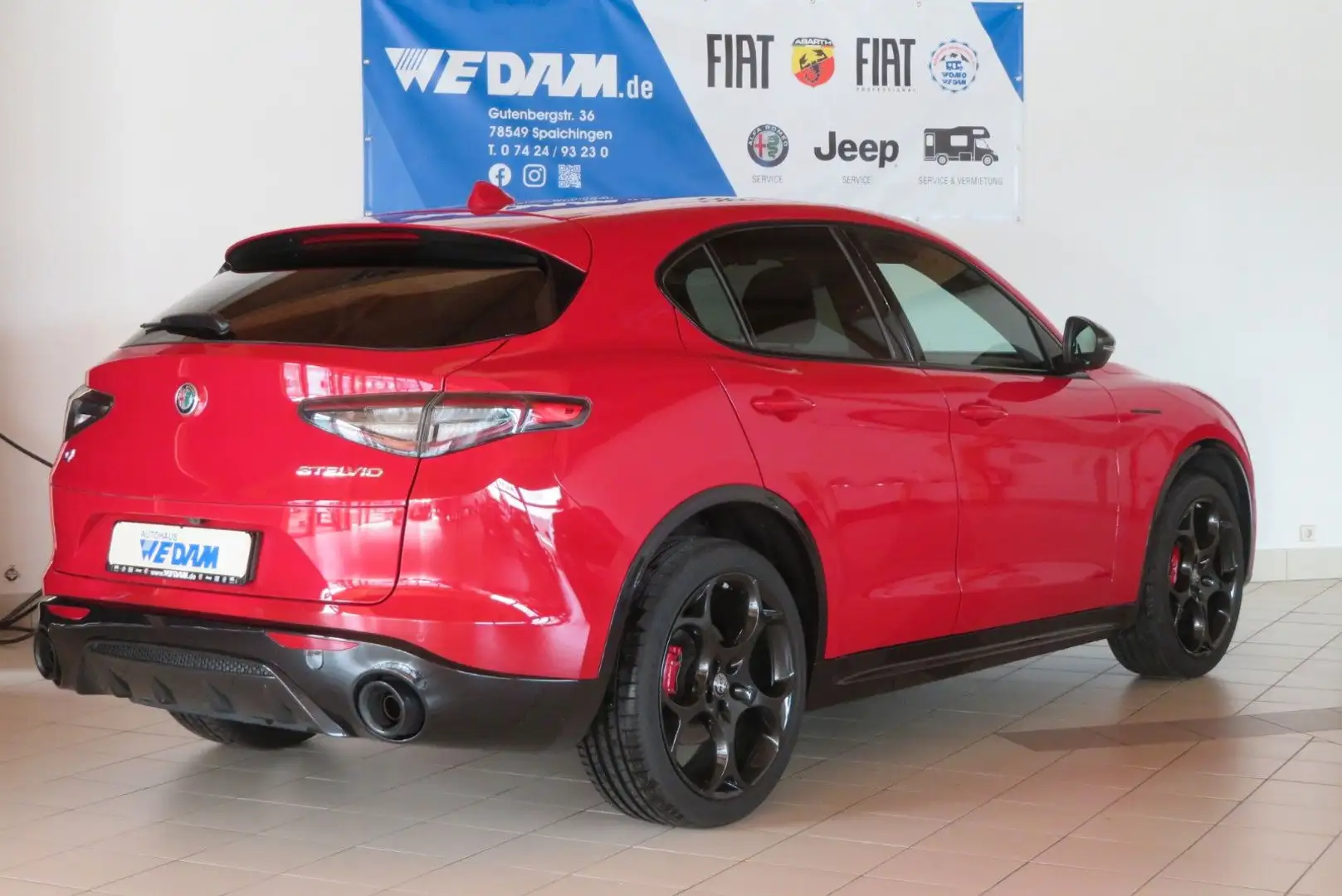 Alfa Romeo Stelvio Competizione Q4 280PS Rot - 2