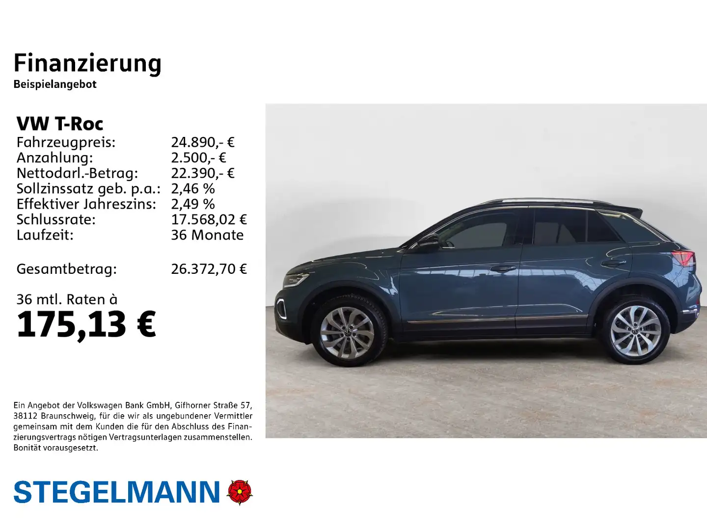 Volkswagen T-Roc 1.5 TSI DSG Facelift Style *AHK*LED*Navi*A plava - 2