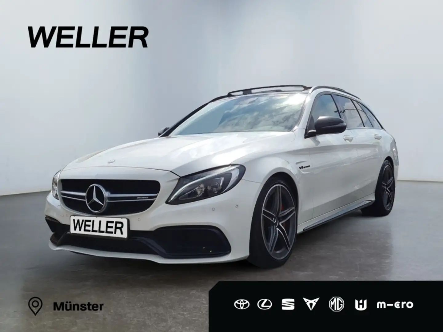 Mercedes-Benz C 63 AMG S T 7G *Burmester*Pano*Night*DriversPkg.* Wit - 1