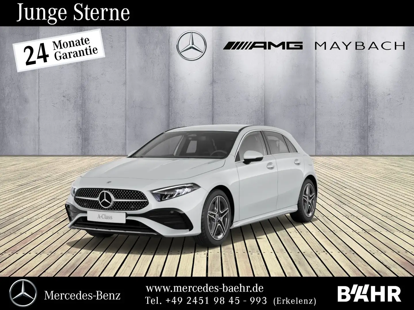 Mercedes-Benz A 200 A 200 d AMG/MBUX-Navi/LED/RFK/Totwinkel/AHK/18" Blanc - 1
