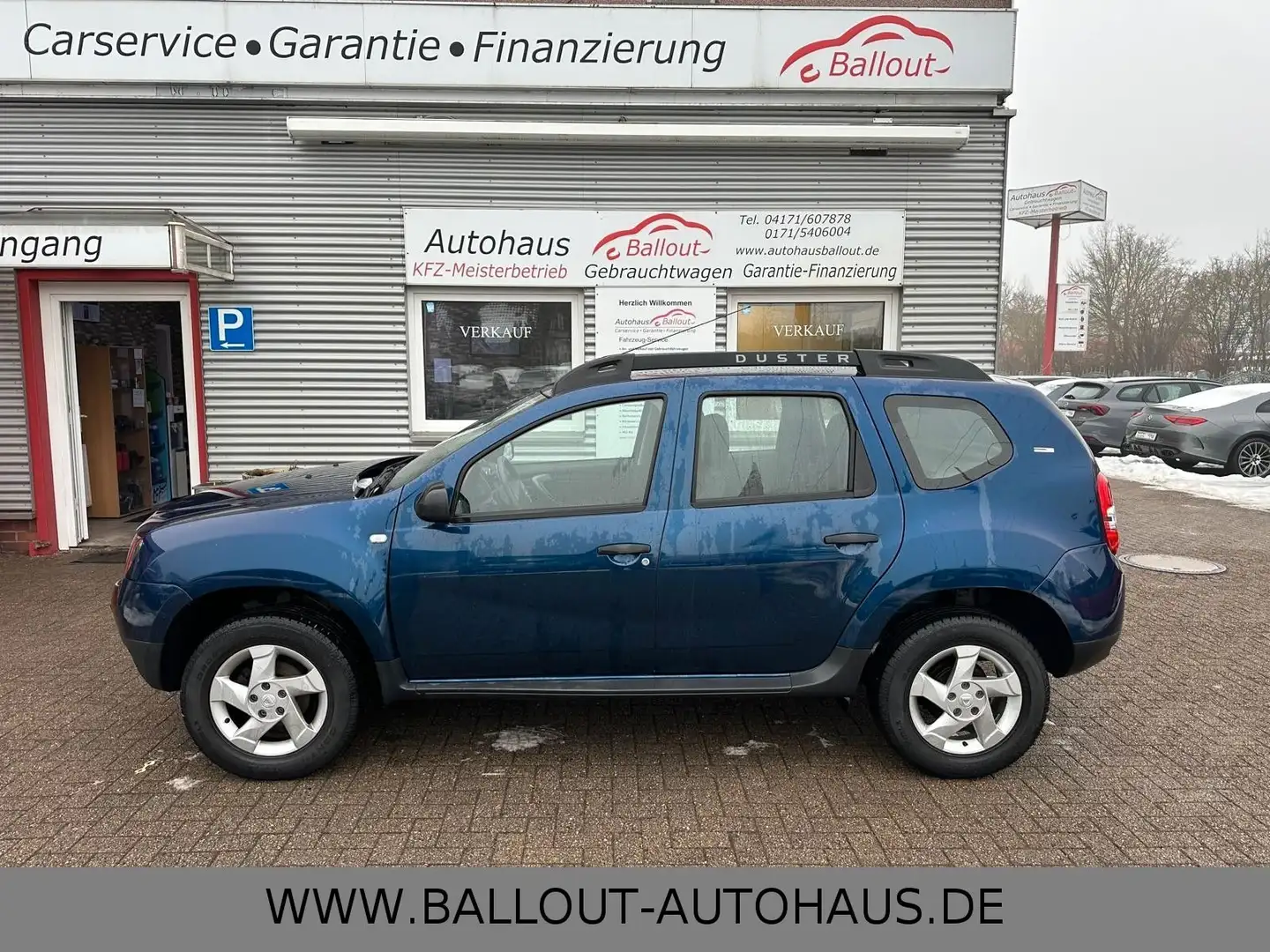 Dacia Duster I Ambiance 4x2*KLIMA*AHK*BT*USB*PDC*EURO6 Blau - 1