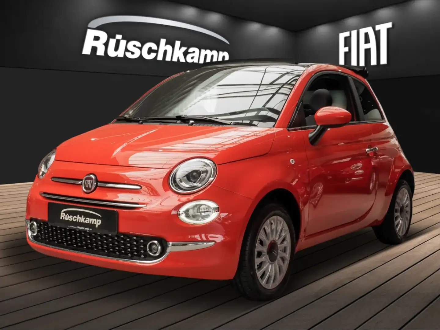 Fiat 500C 1.0 el.Verdeck PDC Klima Temp. Alu AppleCar narančasta - 1
