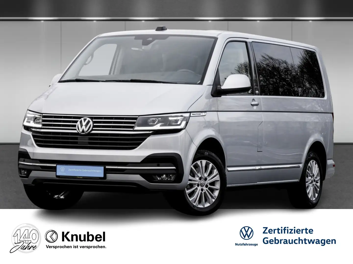 Volkswagen T6 Multivan 6.1 Gen. SIX 2.0 TDI DSG AHK LED NAVI ACC Silber - 1