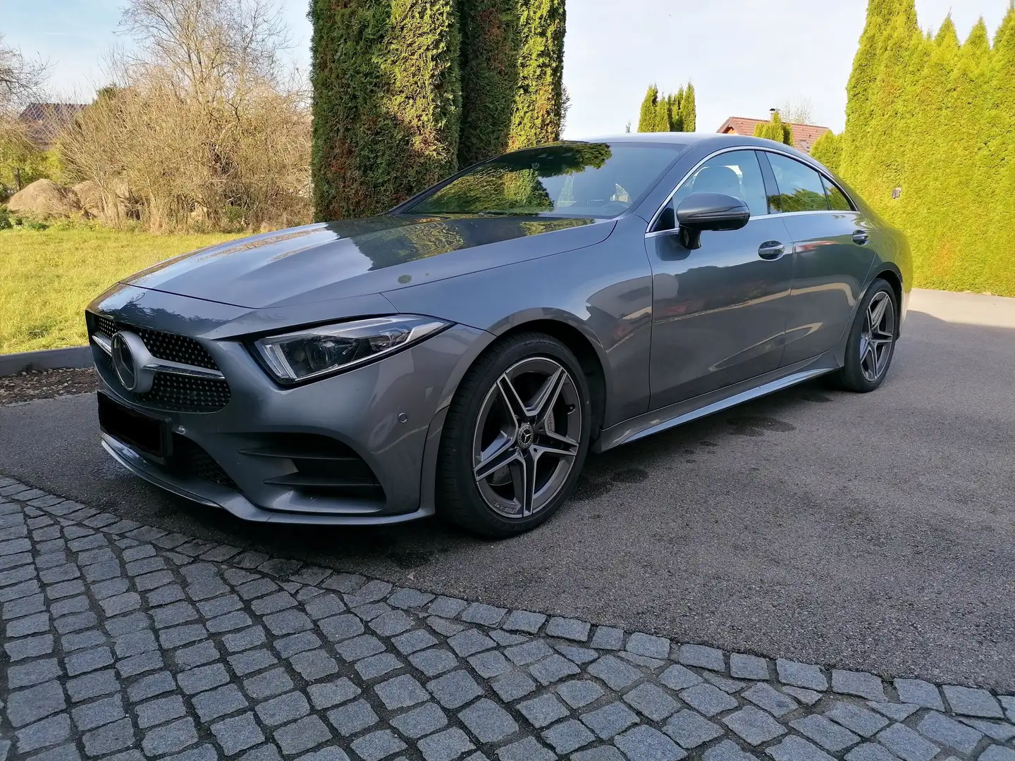 Mercedes-Benz CLS 400 CLS 400 d 4M/AMG Line/Sport/360°/Sound/Leder Grau - 1
