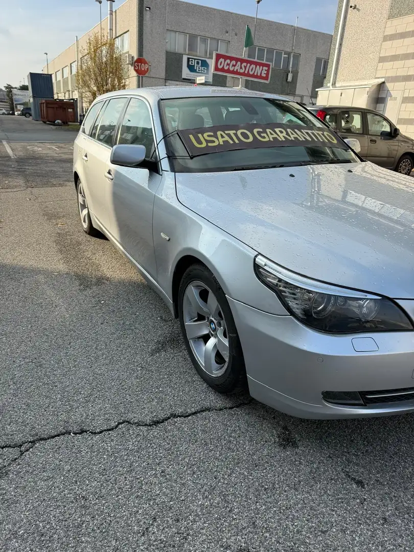 BMW 530 Serie 5 E61 2007 Touring 530d Touring Msport Argento - 2