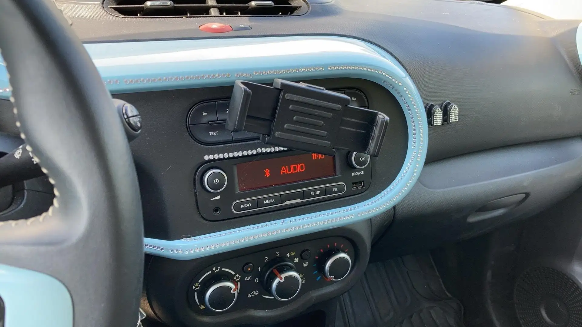 Renault Twingo 1.0 SCe 5 deurs Expression AIRCO | NAVIGATIE | Blauw - 2