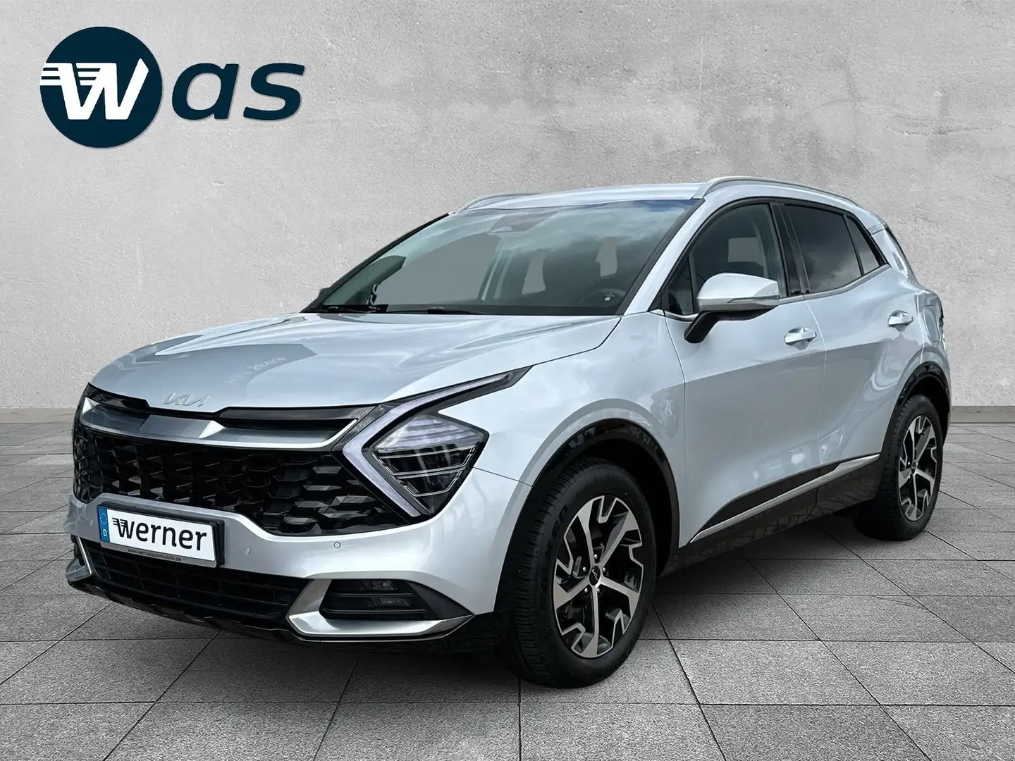 Kia Sportage 1.6 T-GDI MHEV Spirit AWD DCT Argent - 1