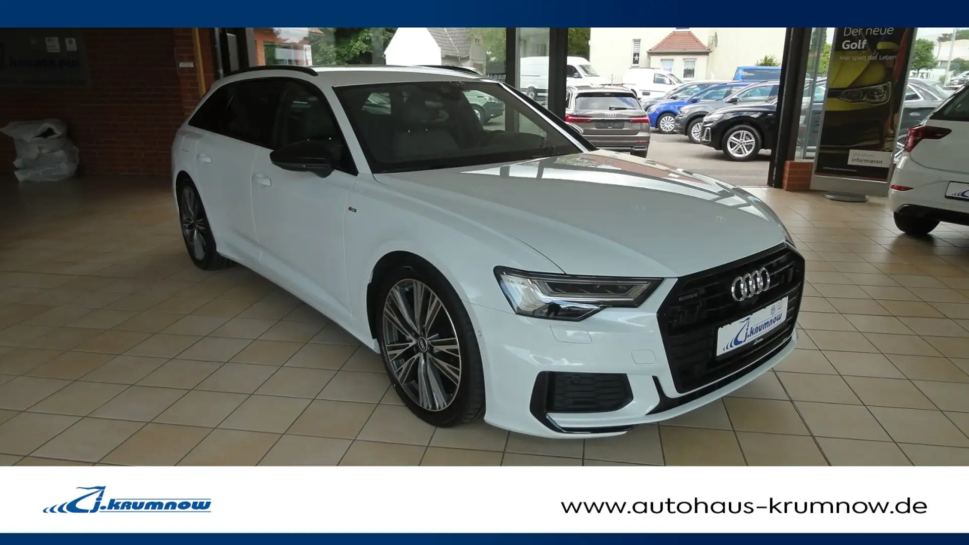 Audi A6 A6 Avant 40 TDI quattro S tronic sport S-line Weiß - 1