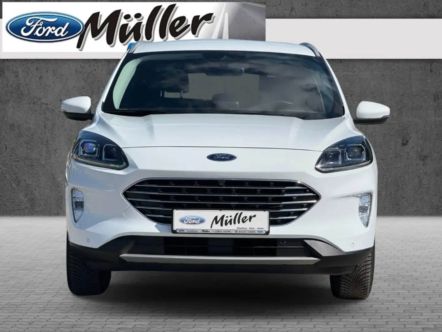 Ford Kuga Plug-In Hybrid 2.5 PHEV Titanium Blanc - 2