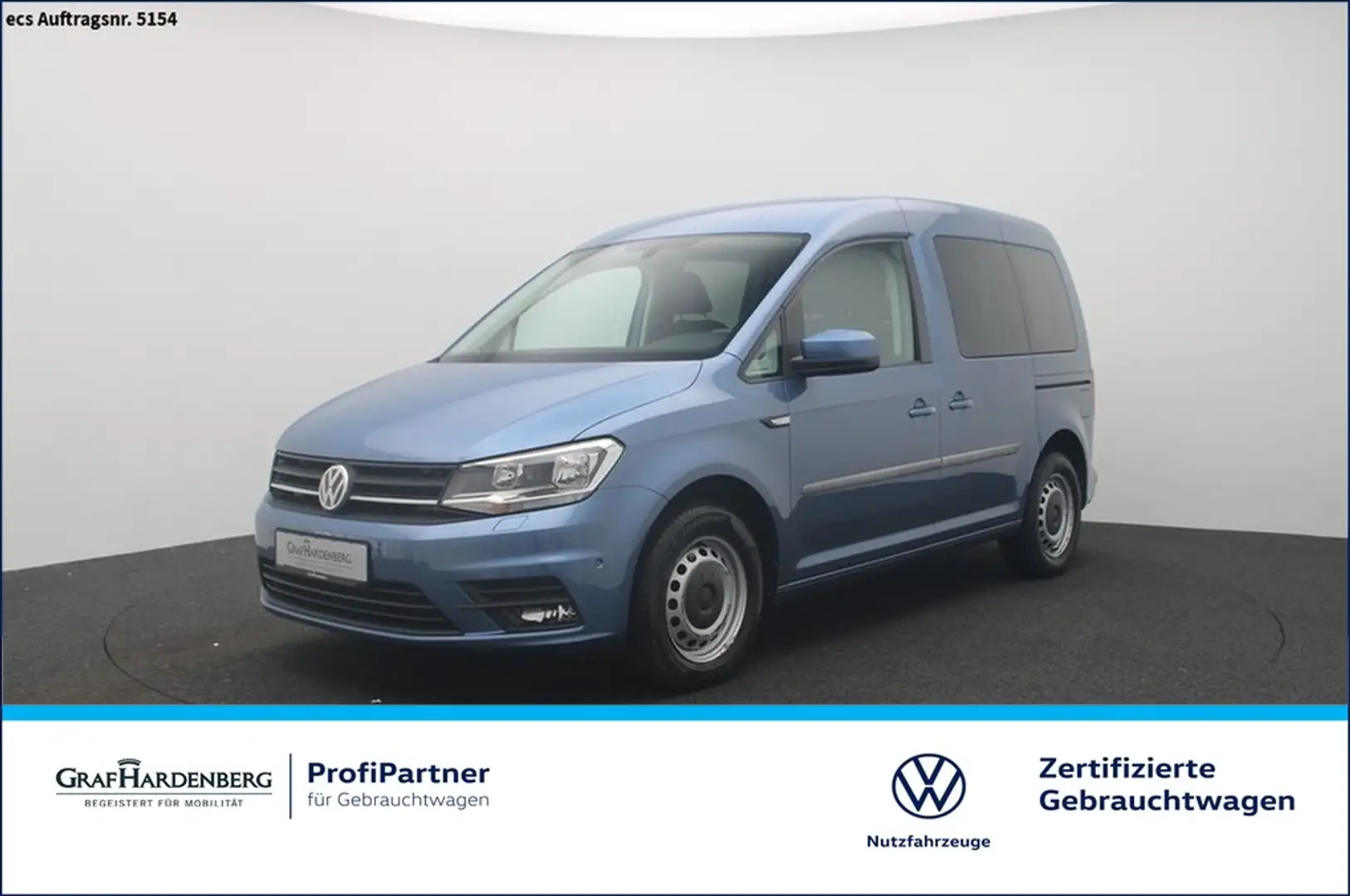 Volkswagen Caddy 1.0 TSI Trendline Einparkhilfe GJR Blau - 1