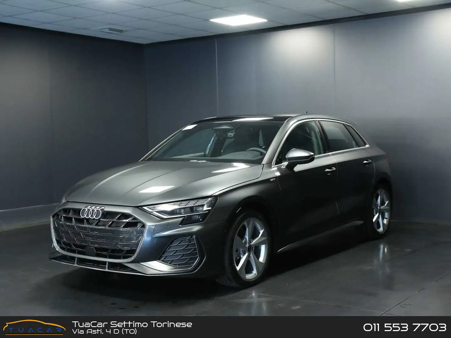 Audi A3 SPB 35 TDI 150CV S tronic S line Grau - 1