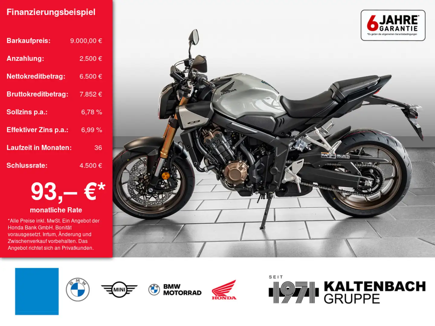 Honda CB 650 R LED SCHEINWERFER Gri - 1