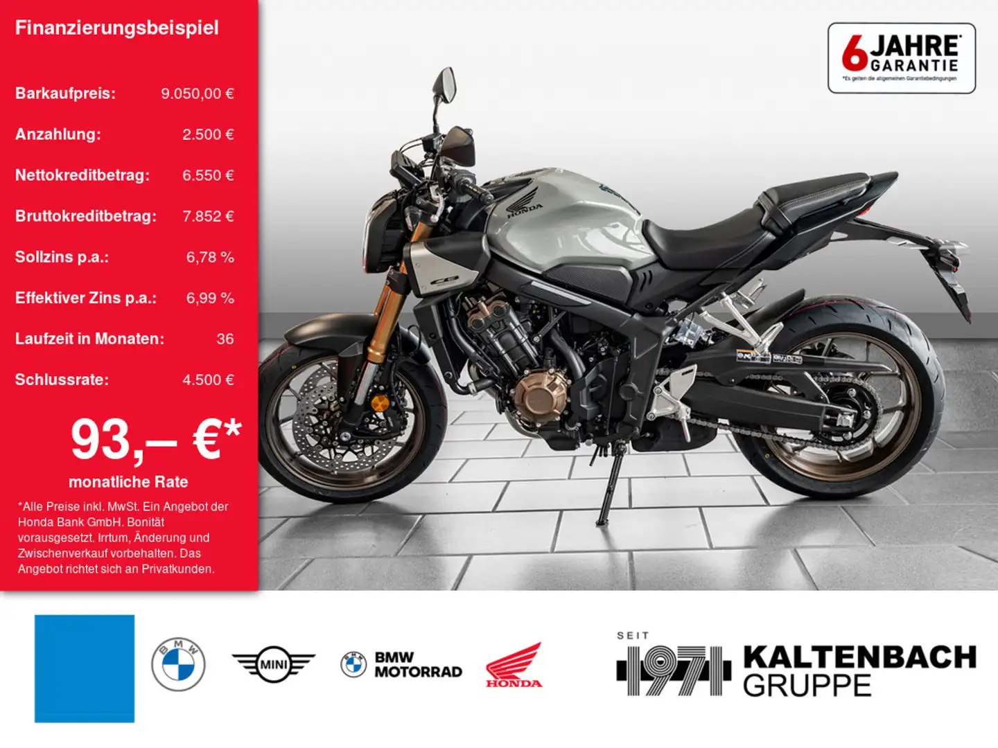 Honda CB 650 R LED SCHEINWERFER Gris - 1