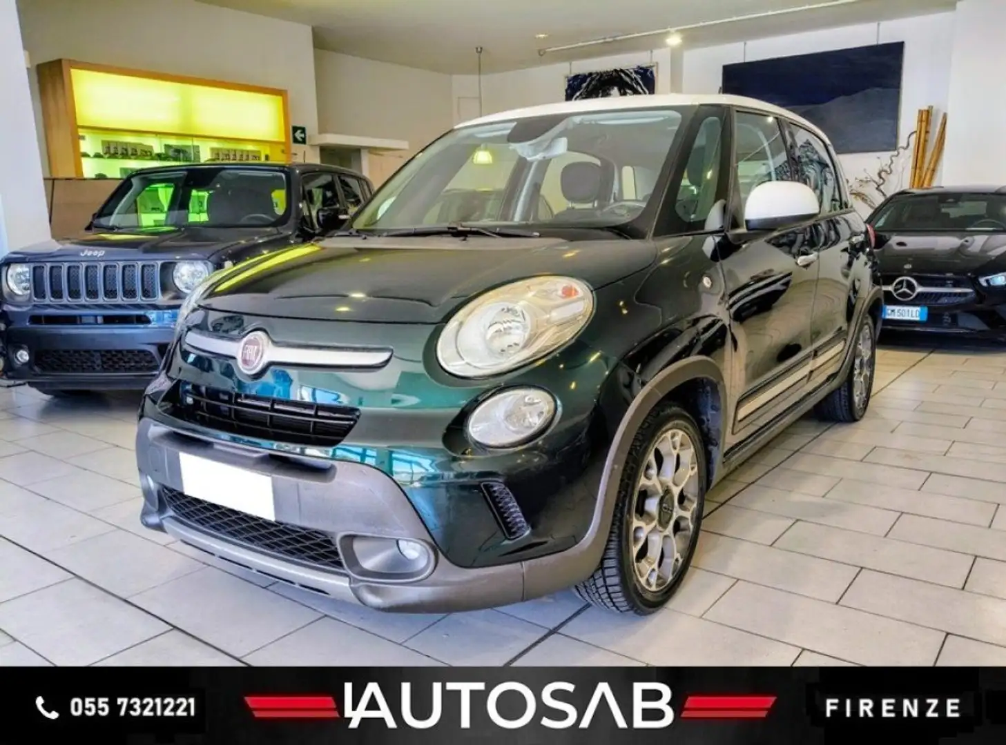 Fiat 500L 1.4 95 CV GPL Cross Multimedia Neopatentati Grün - 1