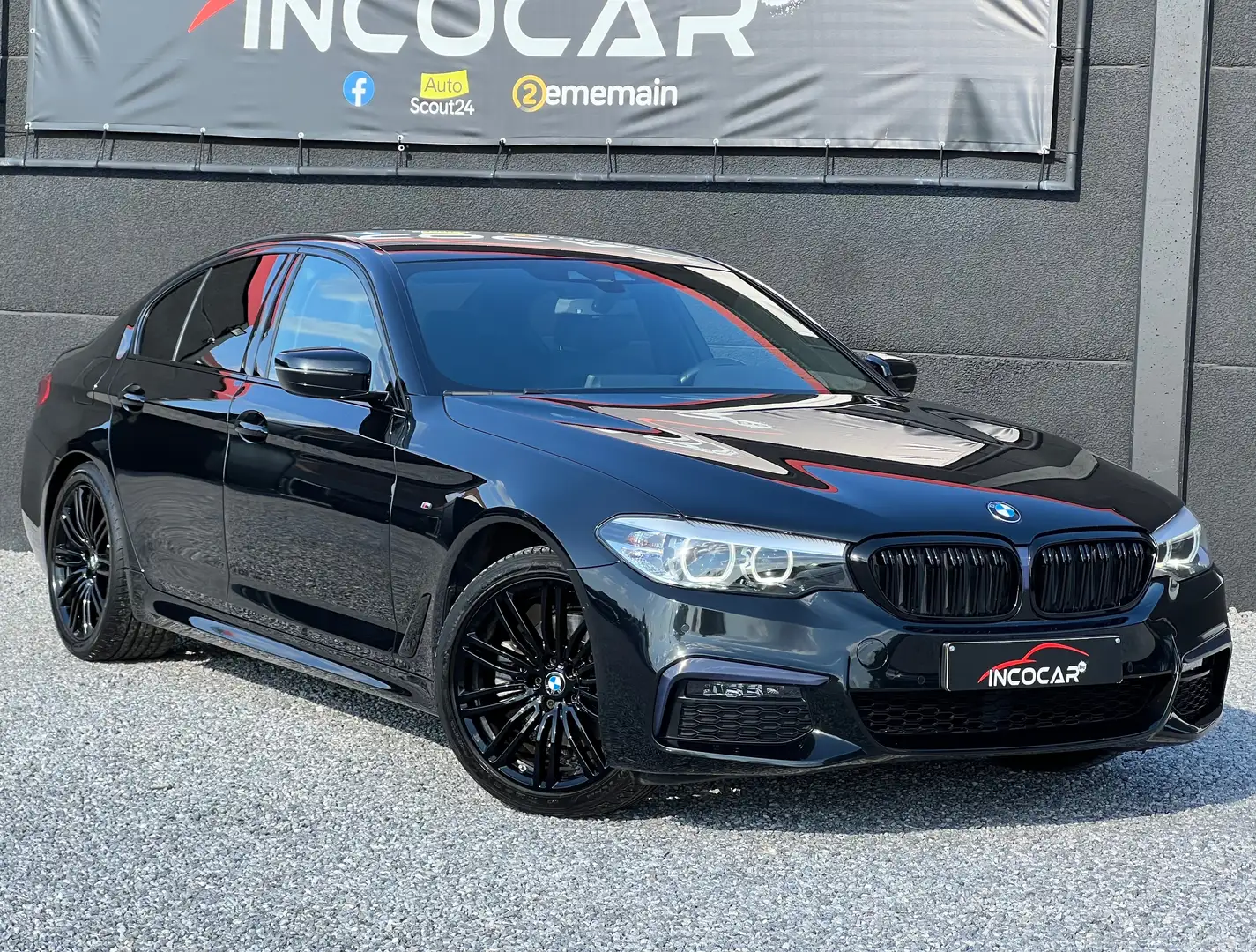 BMW 518 518 dA  Pack M * 1er PROPRIETAIRE / GARANTIE 1an * Noir - 1