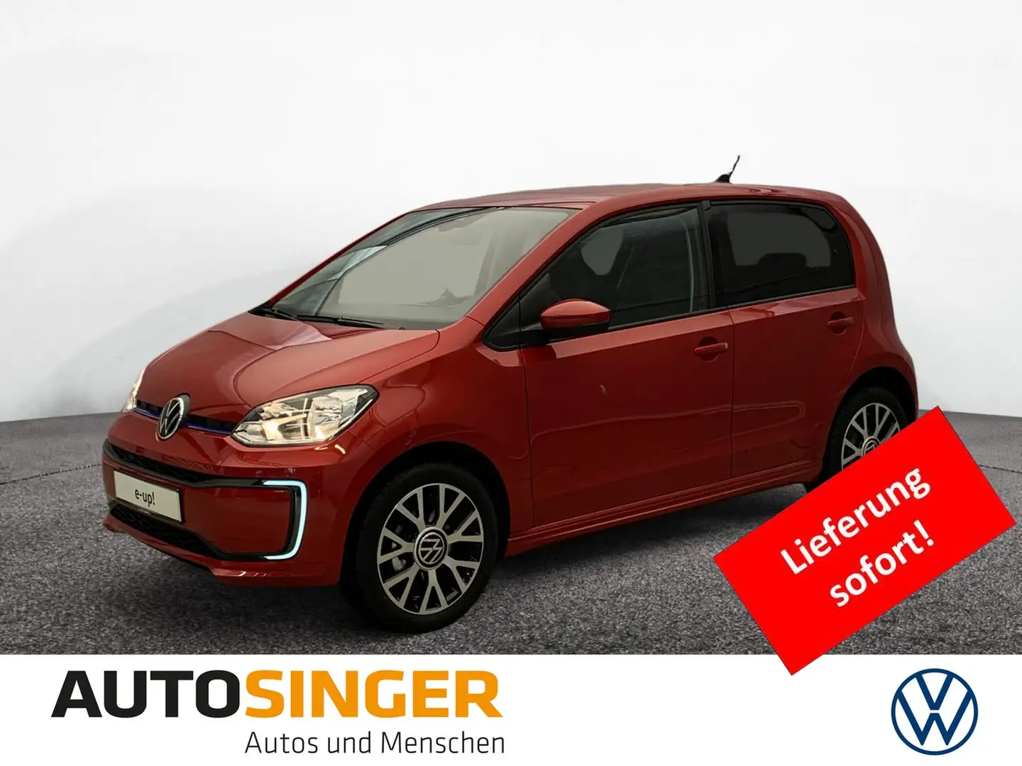 Volkswagen up! e-up! Edition GRA*CAM*KLIMA*SHZ*ALU*DAB Rojo - 1