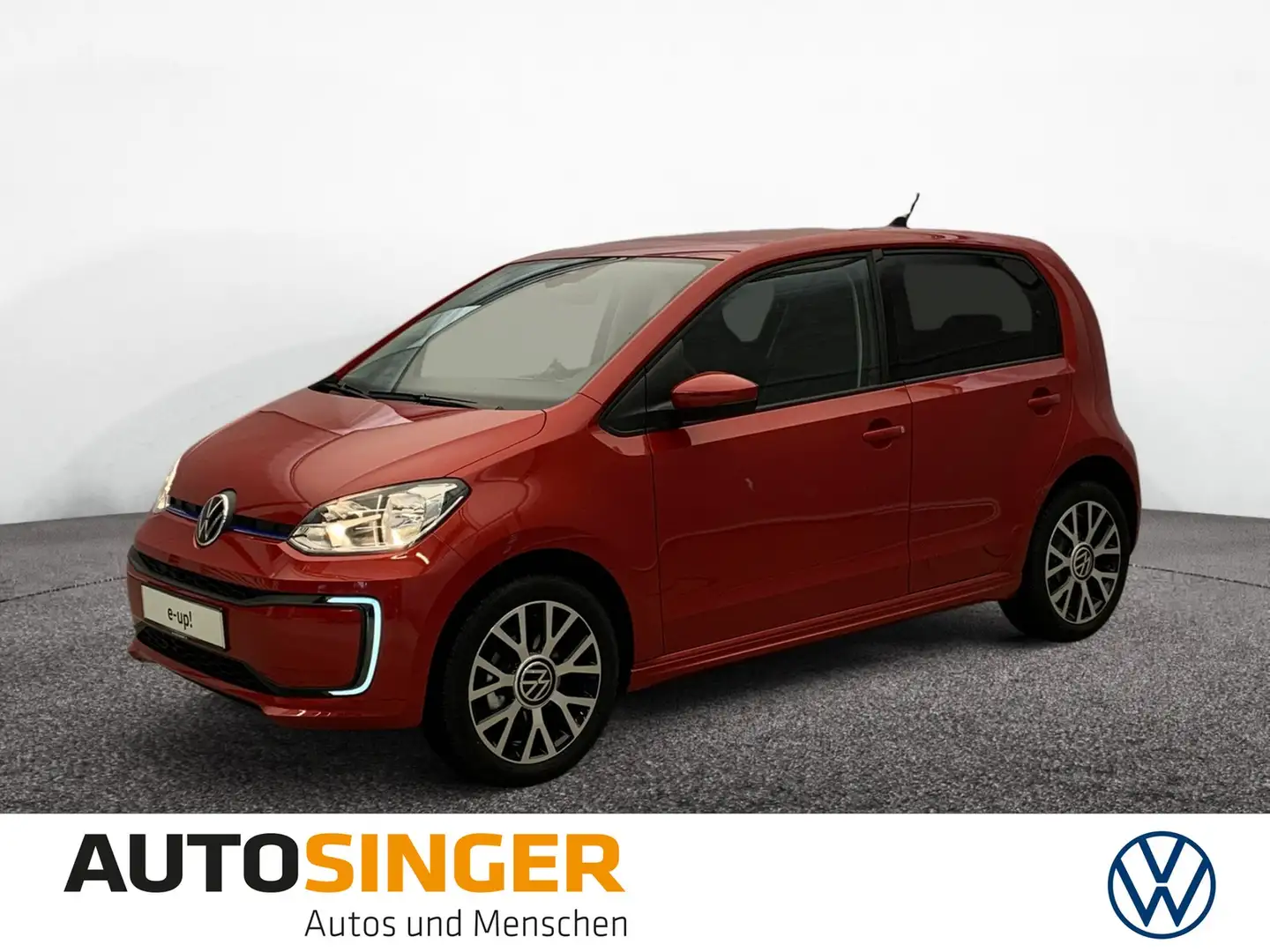 Volkswagen up! e-up! Edition GRA*CAM*KLIMA*SHZ*ALU*DAB Rood - 1