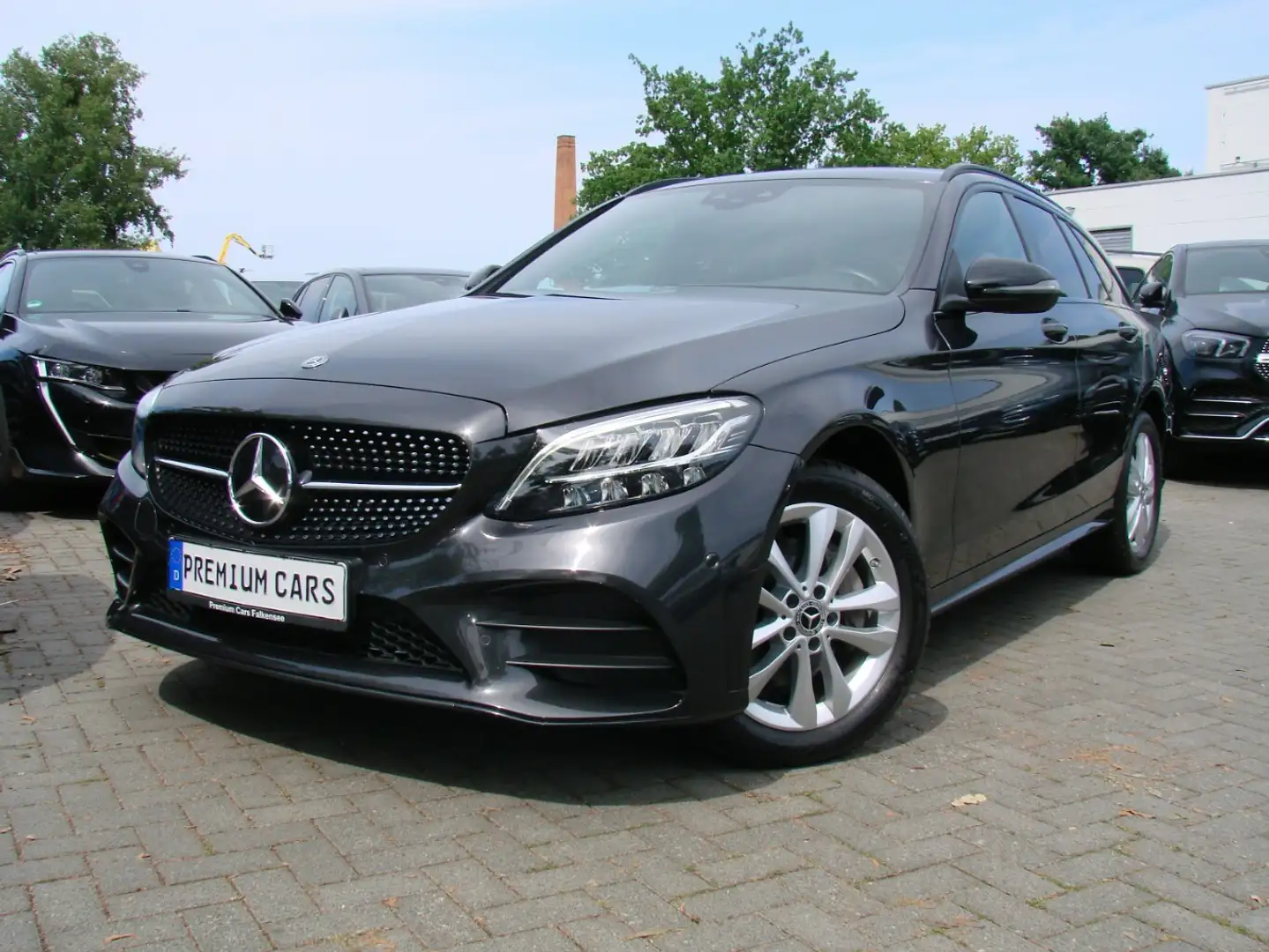 Mercedes-Benz C 220 4M AMG Night Standheizung LED Grau - 2